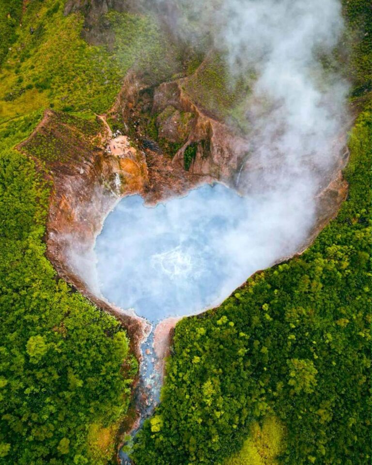 boiling lake - dominica island