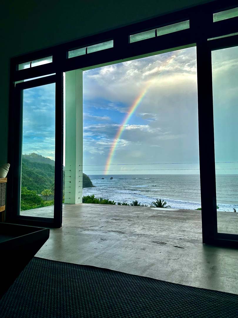 Kings Point Villa at Pagua Bay House, private oceanfront villa above Pagua Bay, Marigot, Dominica